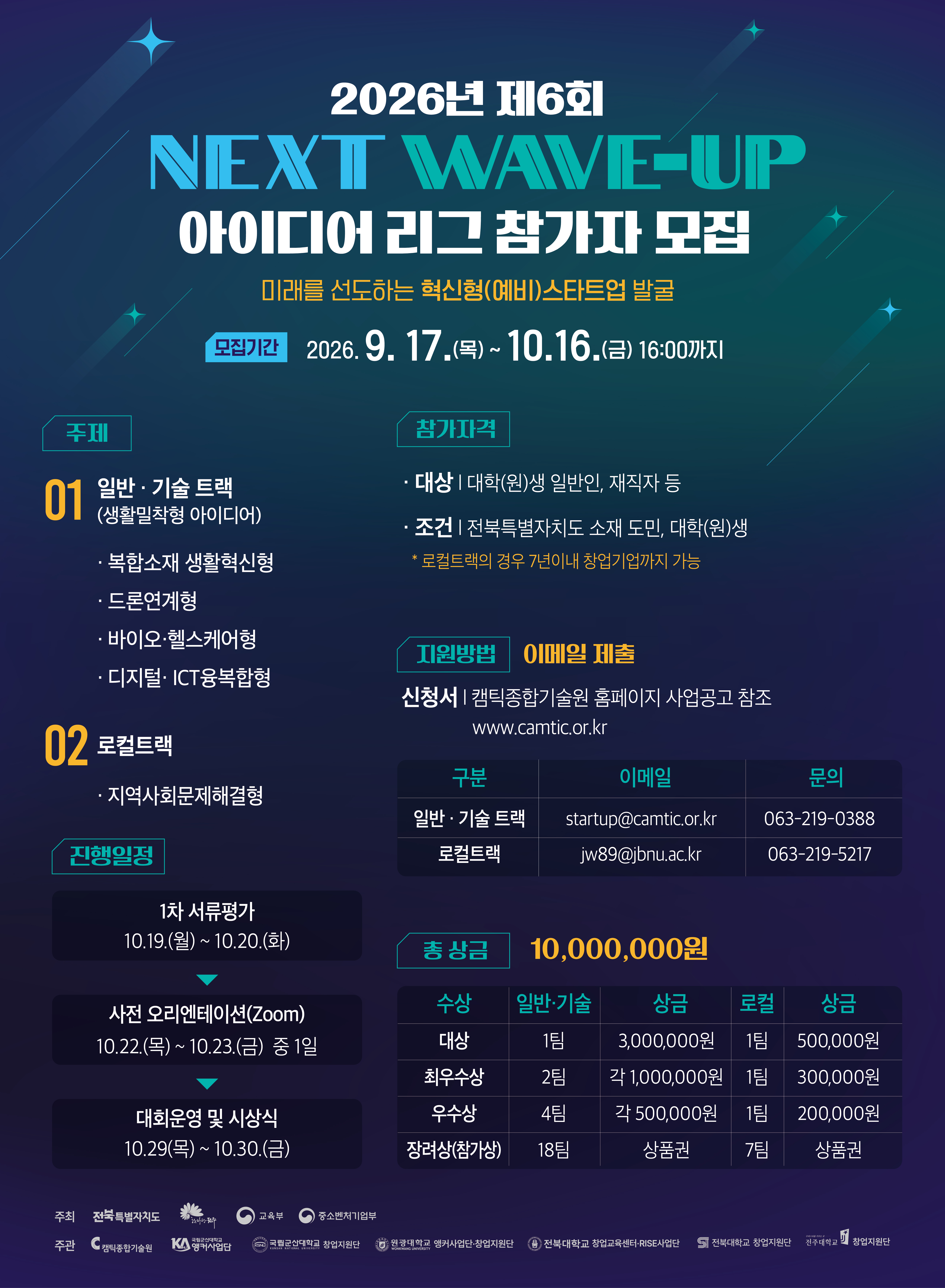 2026년 NEXT-WAVE UP 아이디어리그 